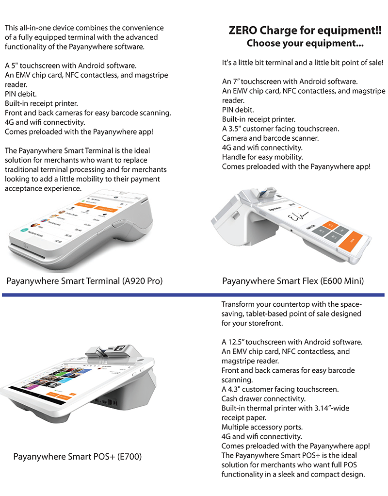 Kaysave Payment Processing Equipment